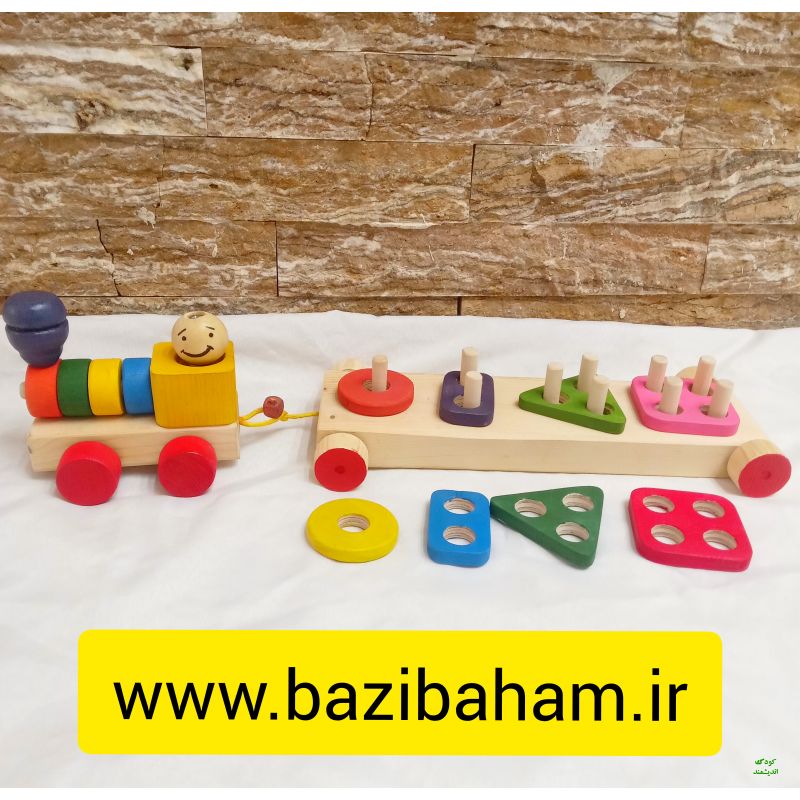  قطار چوبی اشکال مونته سوری